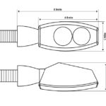 Blinkleuchte SHIN YO LED Blinker/Positionslicht SCURO indicator/position light
