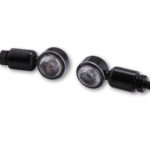 shin_yo SHIN YO HI-Power LED-blinkers MC 1, alu, svart, klart glas