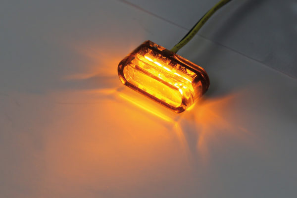 shin_yo SHIN YO LED blinkers MODUL 1, oval, rökfärgat, för inbyggnad.