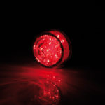shin_yo SHIN YO insats LED-Mini-bakljus BULLET, rund, glas transparent