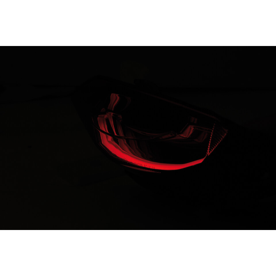 shin_yo Światło tylne LED HONDA CBR 1000 RR, rok 17-, odbłyśnik czarny, barwione