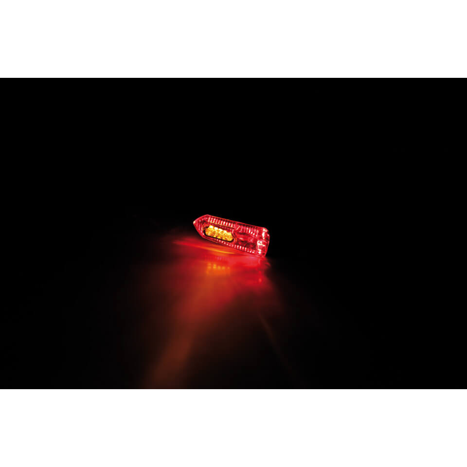 shin_yo LED Rück-, Bremslicht, Blinker ARROWHEAD, rot/getönt