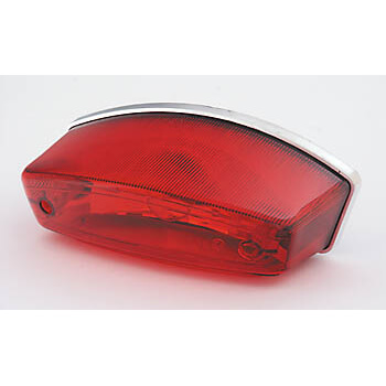 shin_yo Universal-Rücklicht MONSTER mit Prismenreflektor und rotem Klarglas