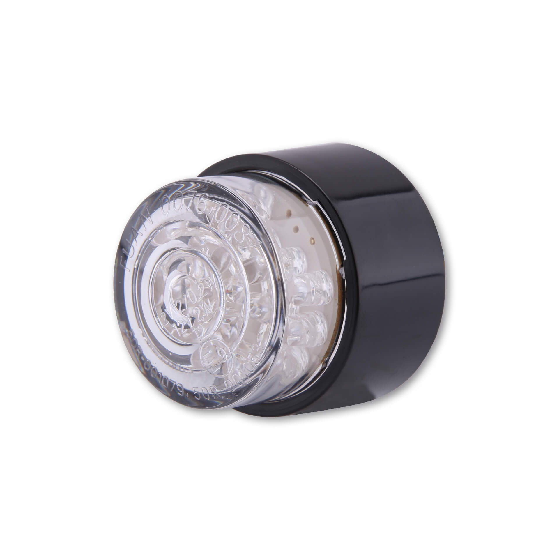 shin_yo LED mini światło tylne BULLET, okrągłe z czarną obudową