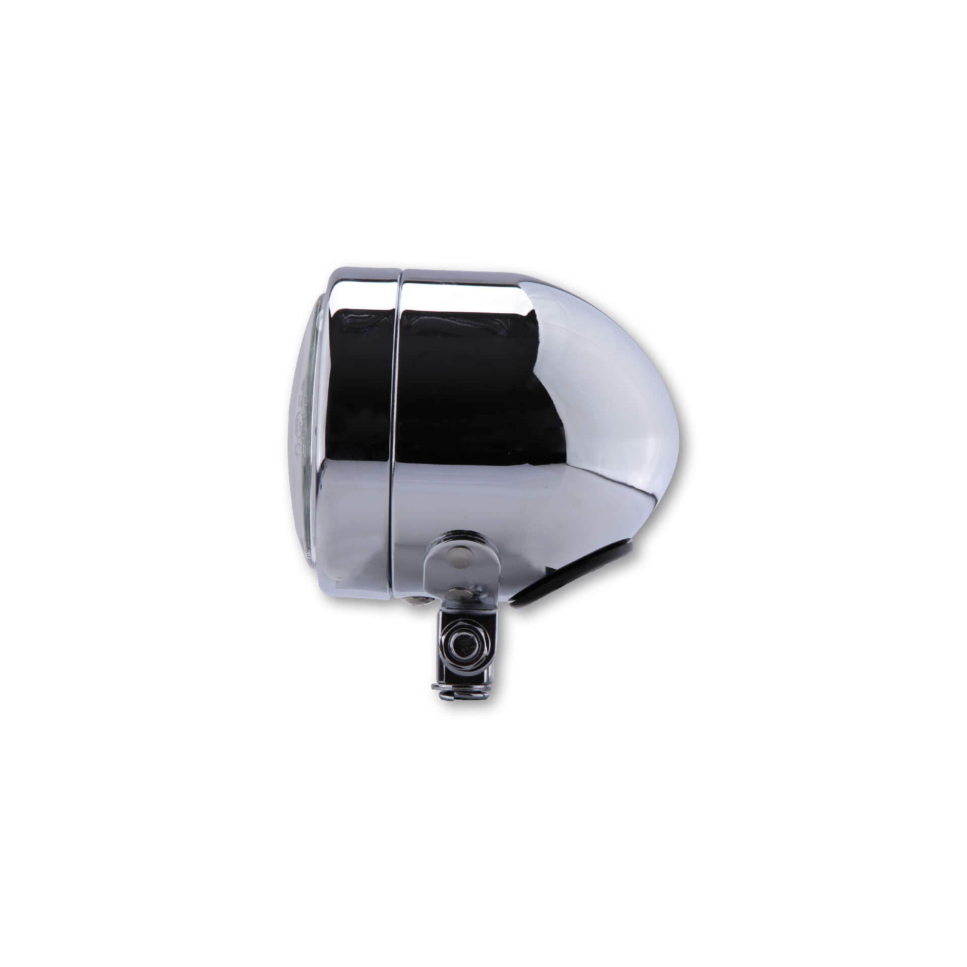 shin_yo Chromscheinwerfer 90mm, mit unterer Befestigung, Fernlicht H4