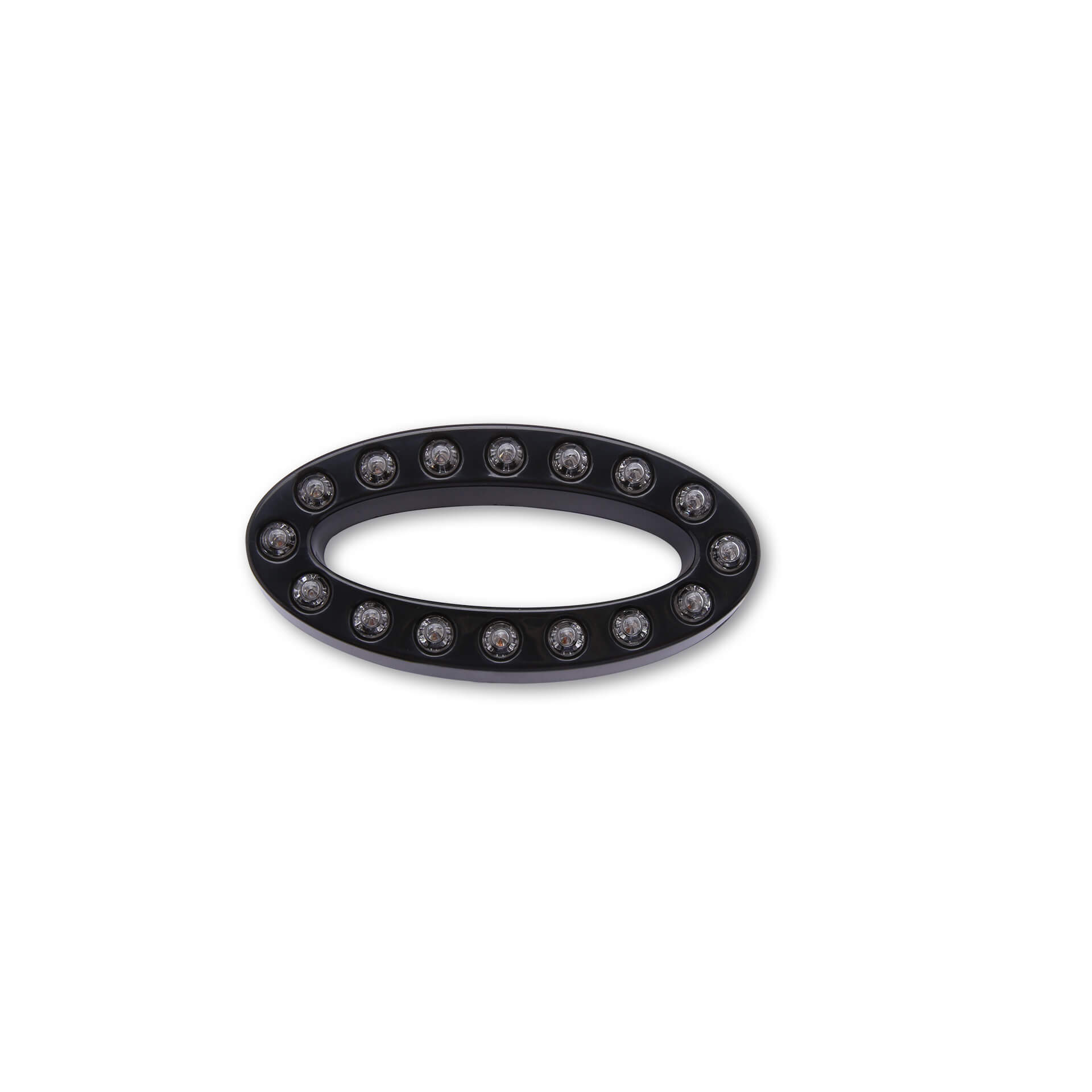 shin_yo LED Rücklicht MEMPHIS, schwarzes Gehäuse, oval