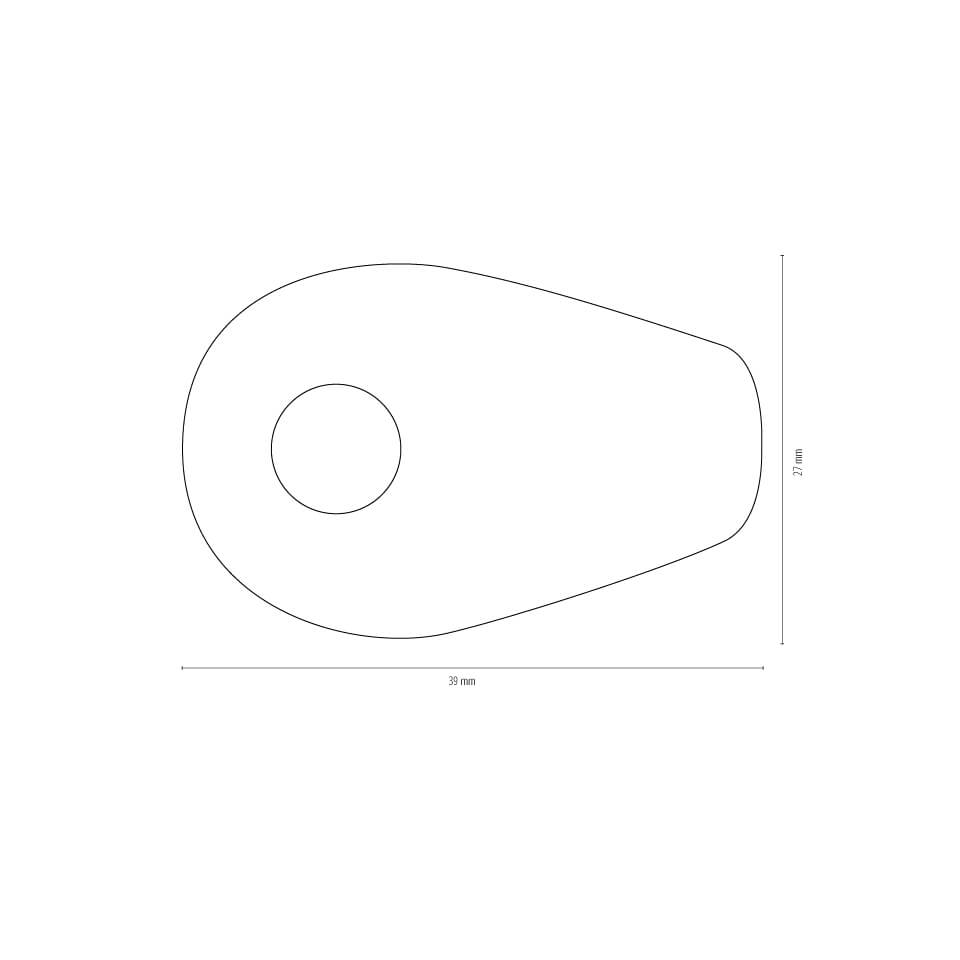 shin_yo Alu Montageplatten INDY SPACER für div. YAMAHA, Set