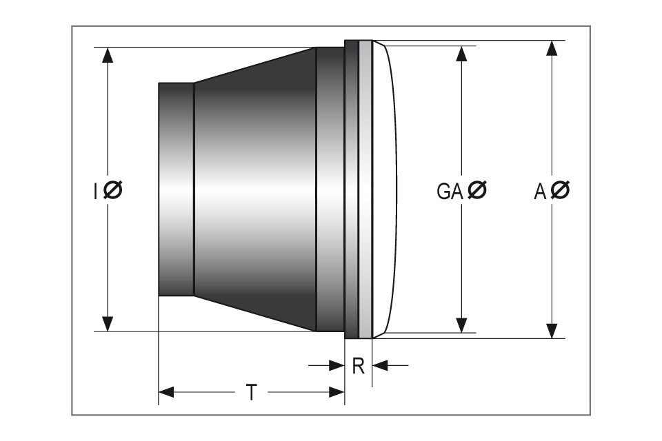 shin_yo Wkładka do lampy drogowej z lampą postojową, 90 mm