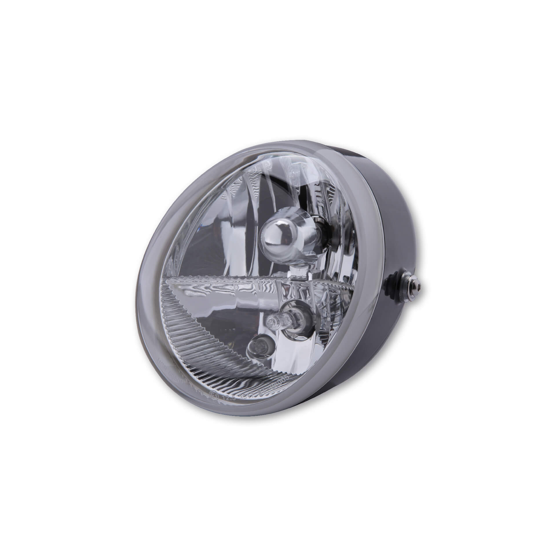 shin_yo Universal Scheinwerfer OVAL mit Standlicht, schwarz, 12V H9+H11, E-gepr.