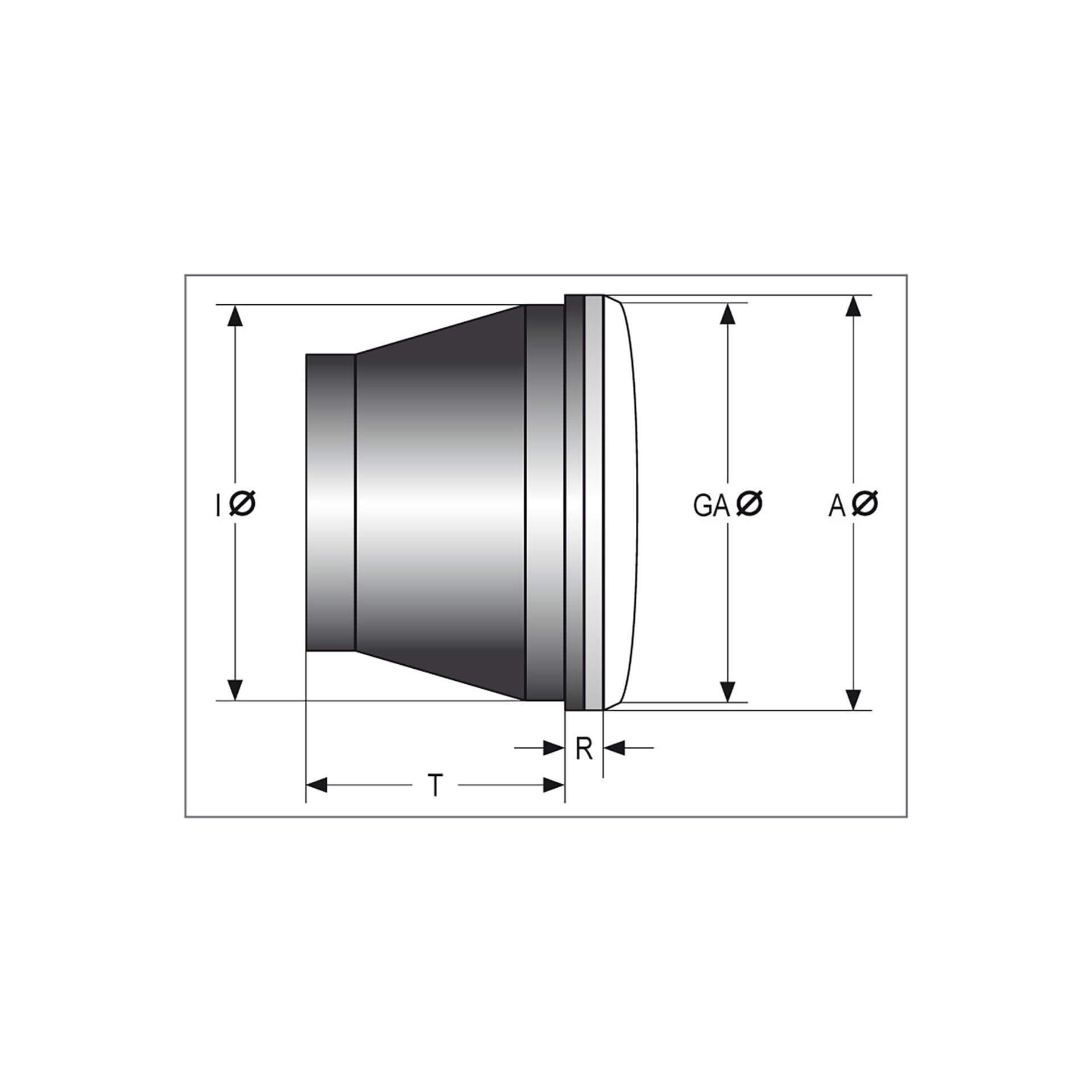 shin_yo Wk?adka do reflektora, 120 mm z o?wietleniem postojowym, HS1 35/35W, szk?o przezroczyste, z oznakowaniem E