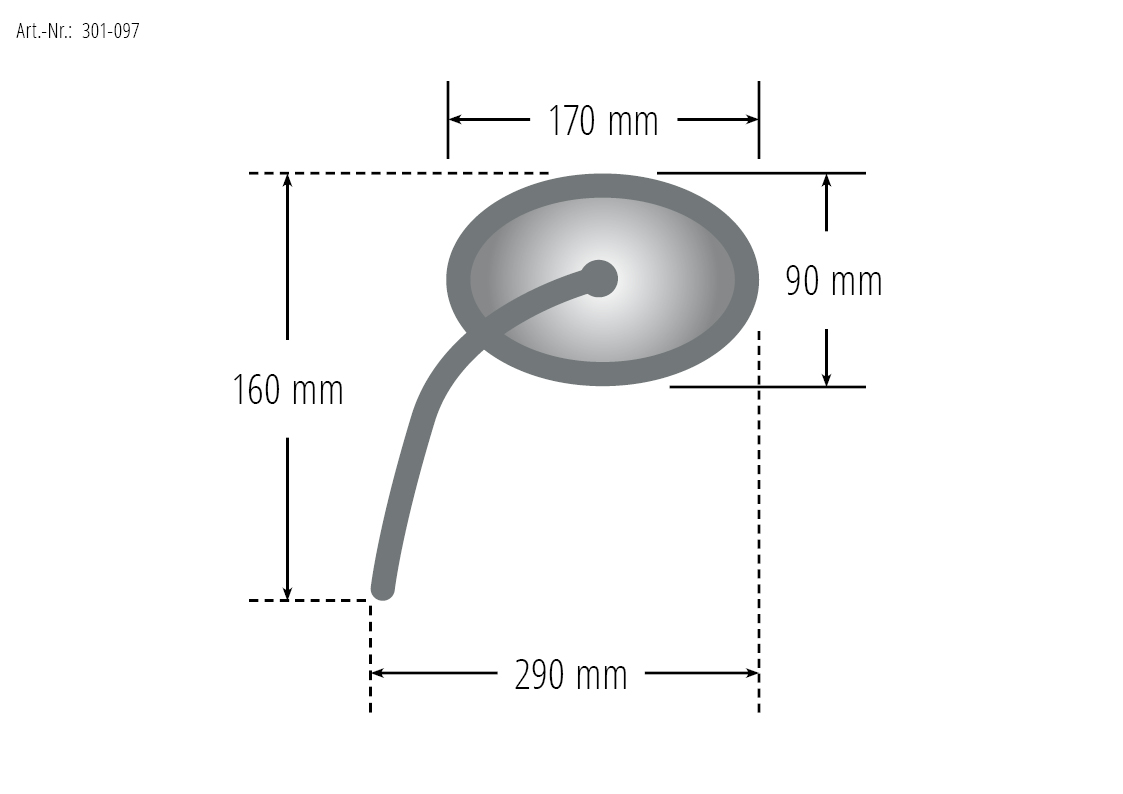 shin_yo Lustro RAVENNA z diodami LED